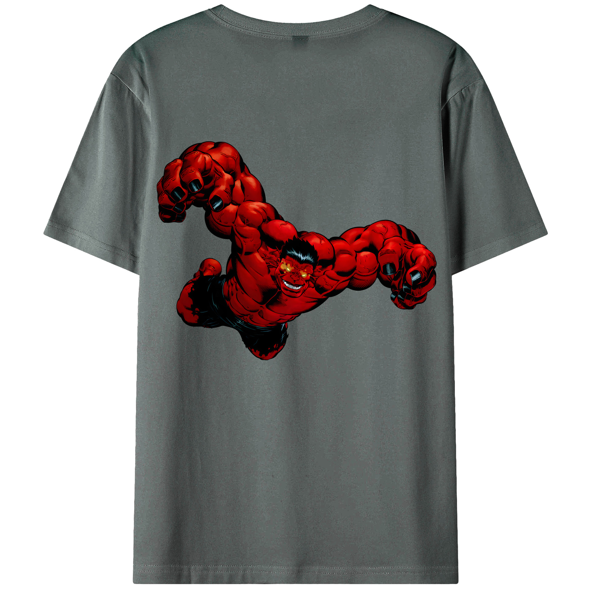 （画像用） アベンジャーズ The Avengers 綿100％ メンズ半袖Tシャツ（バックプリント） 通気性